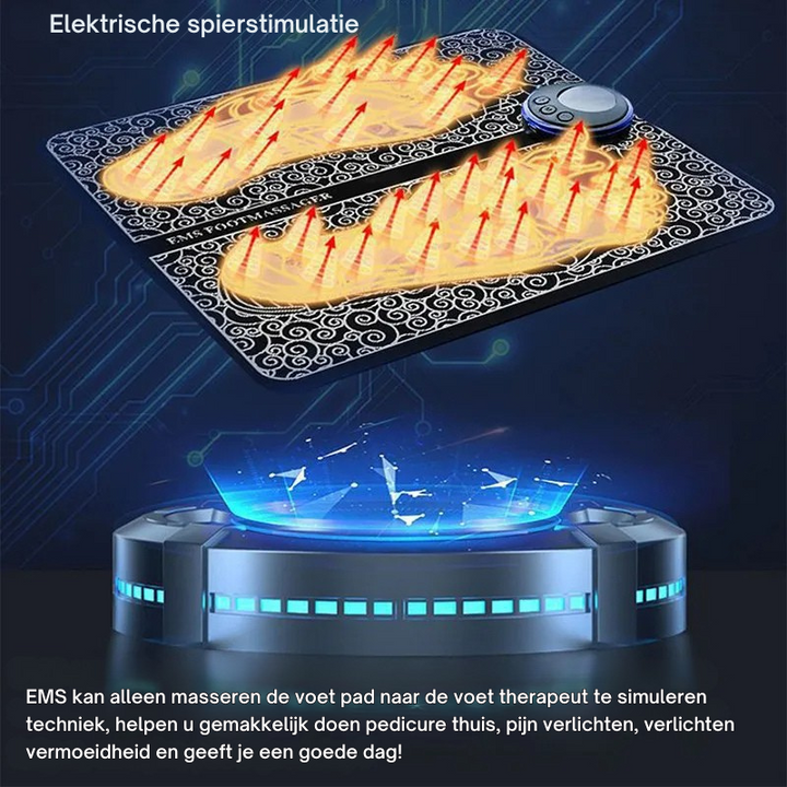 Tragbare EMS-Fußmassagematte für tiefe Entspannung