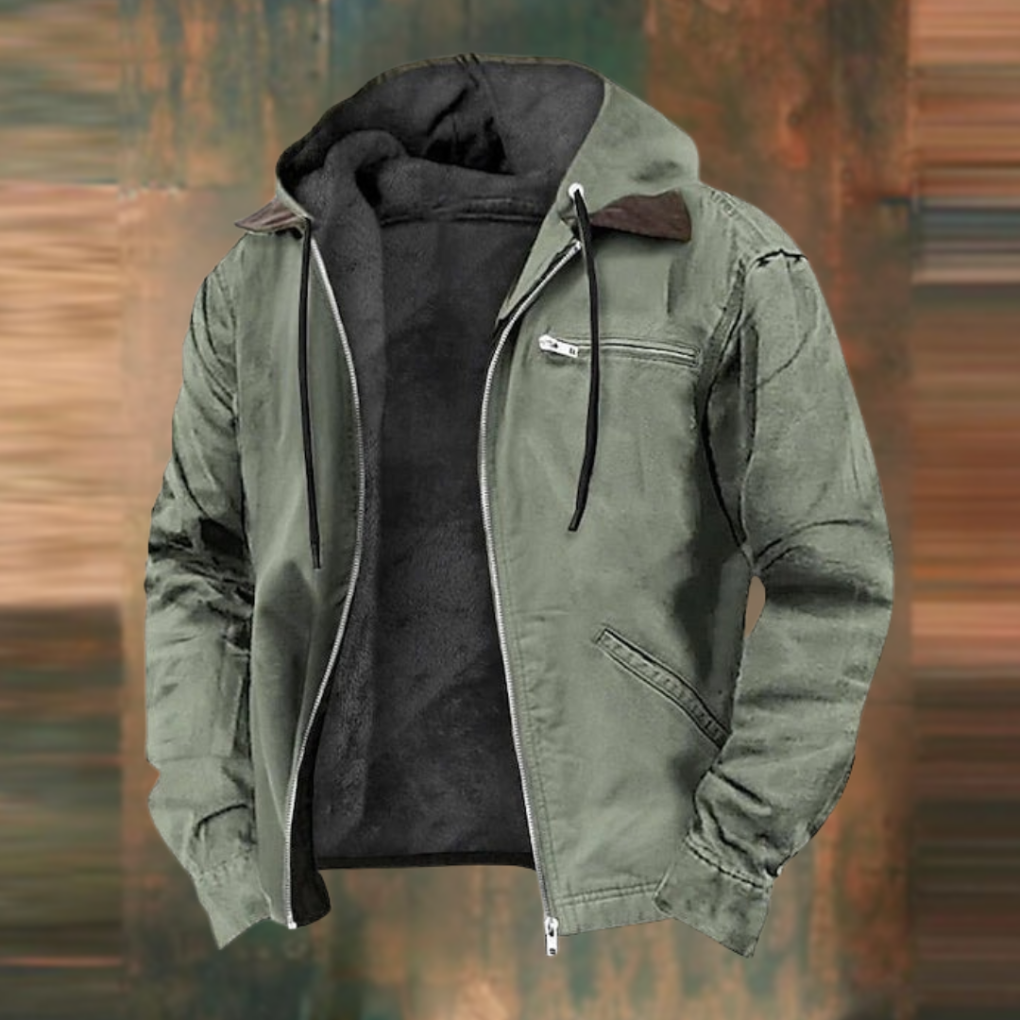Winter bomber jacket for men