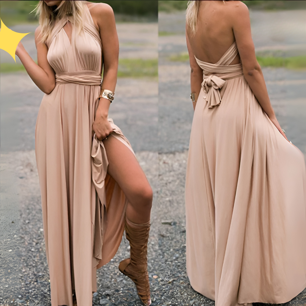Dress with A Lot look and wrap