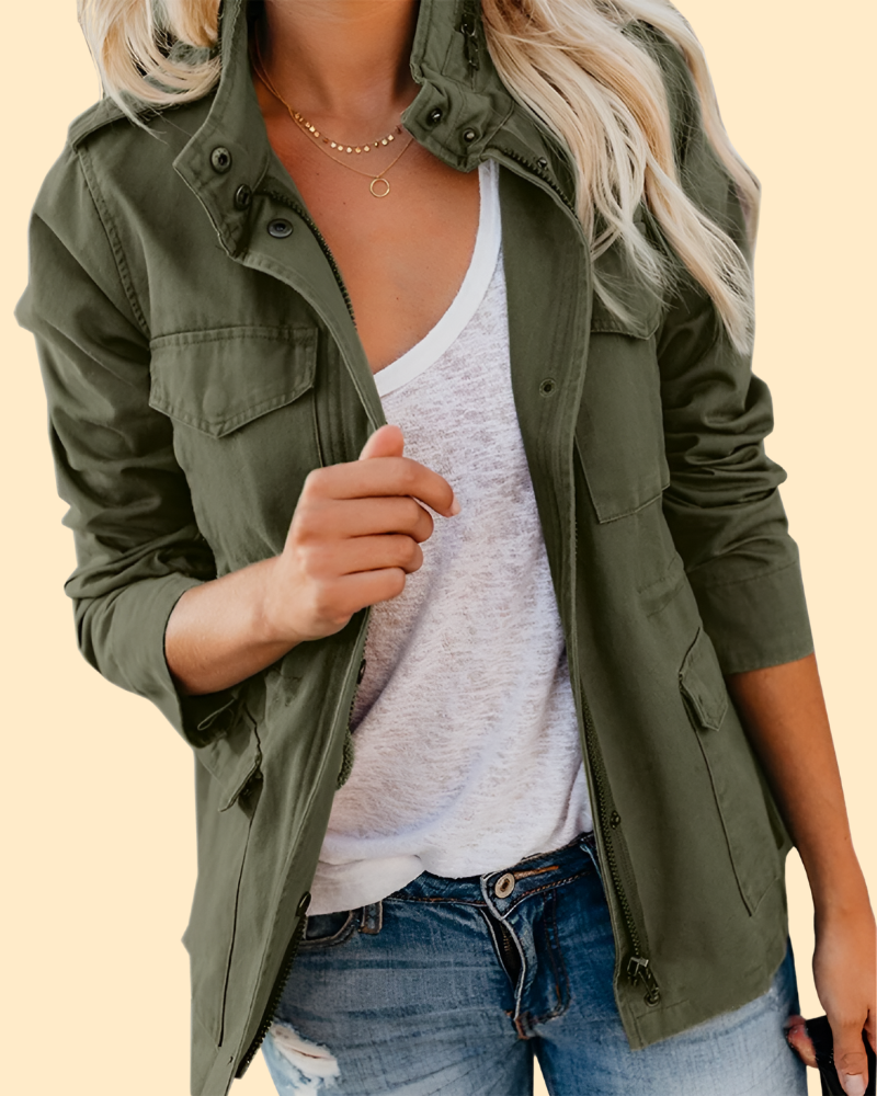 Soft denim jacket for women