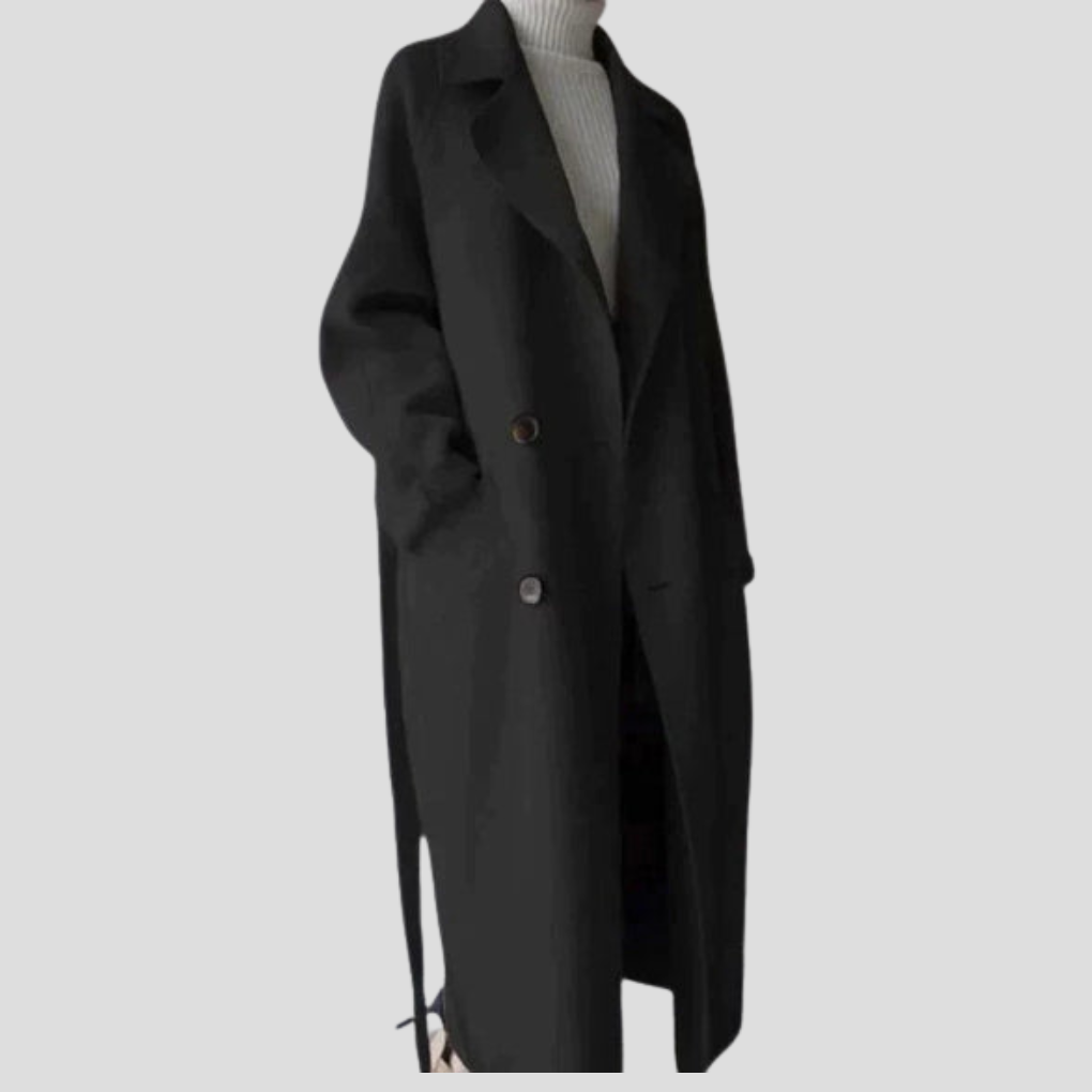 Lang ullfrakk for kvinner – Elegant lag for kalde dager