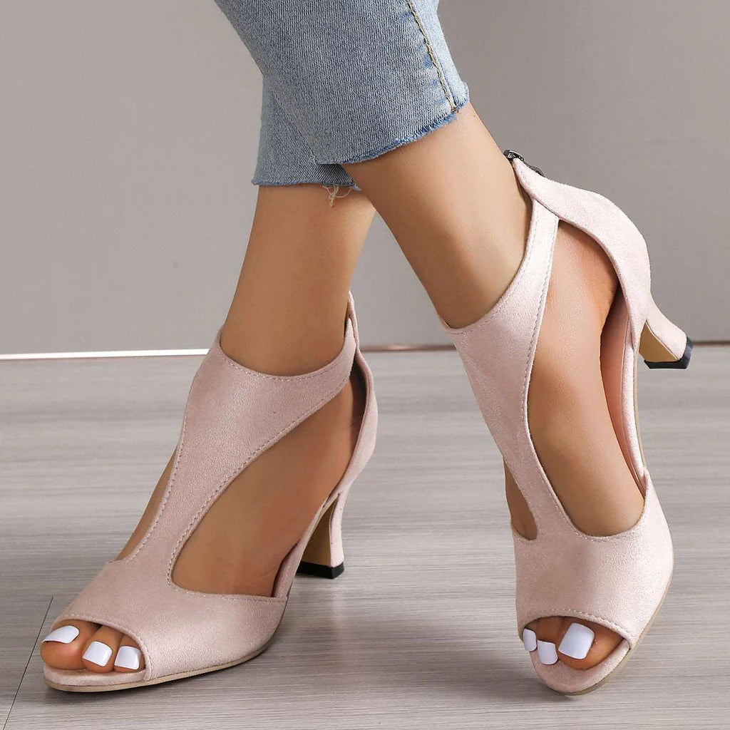 Elegante Heeled Sandaler for Kvinner