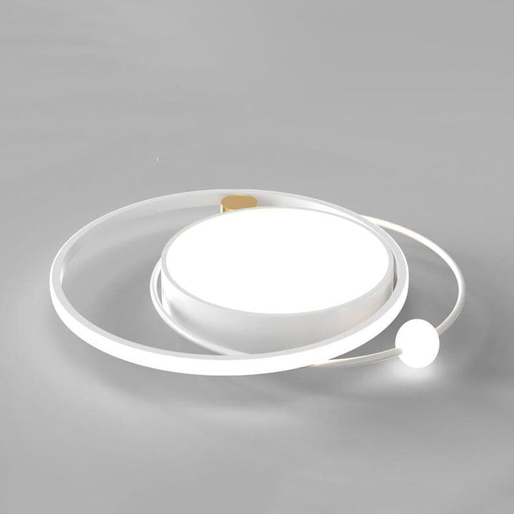 Rund LED-taklampe | Nordisk minimalistisk design