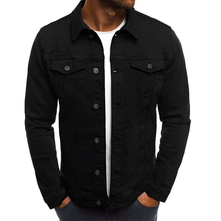Men's summer denim jacket – Light style for warmer weather