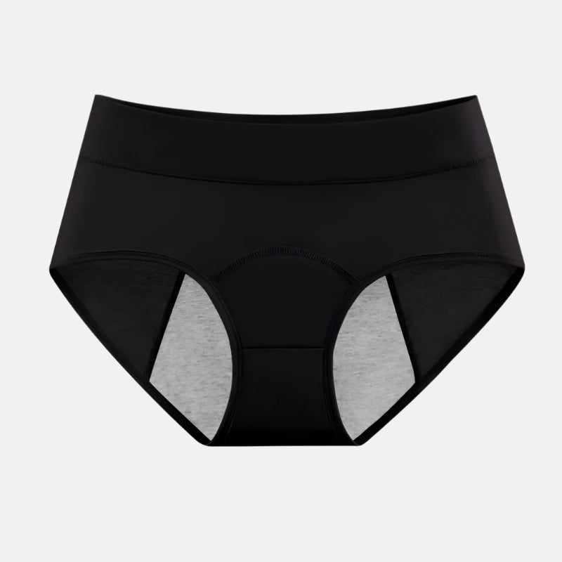 Leak-proof menstrual underwear with high waist