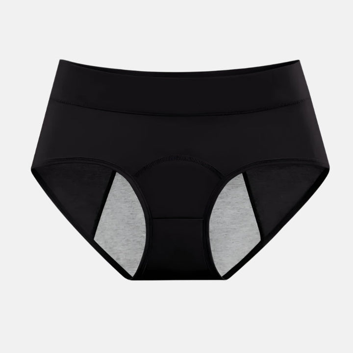 Leak-proof menstrual underwear with high waist
