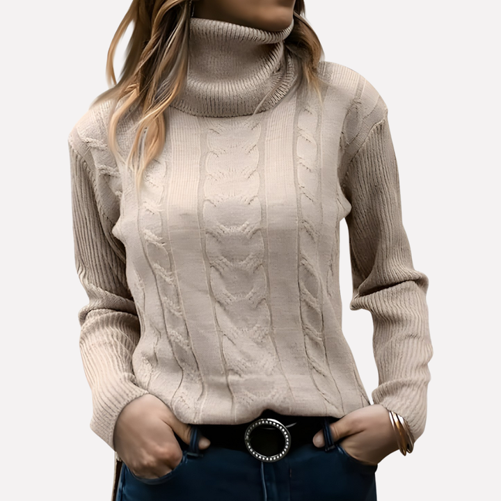 Kvinners Turtleneck Pullover – Avslappet Hverdag Stil