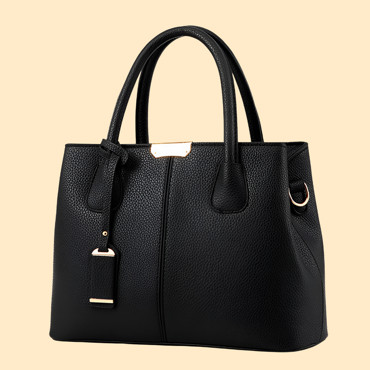Elegant leather shoulder bag for women