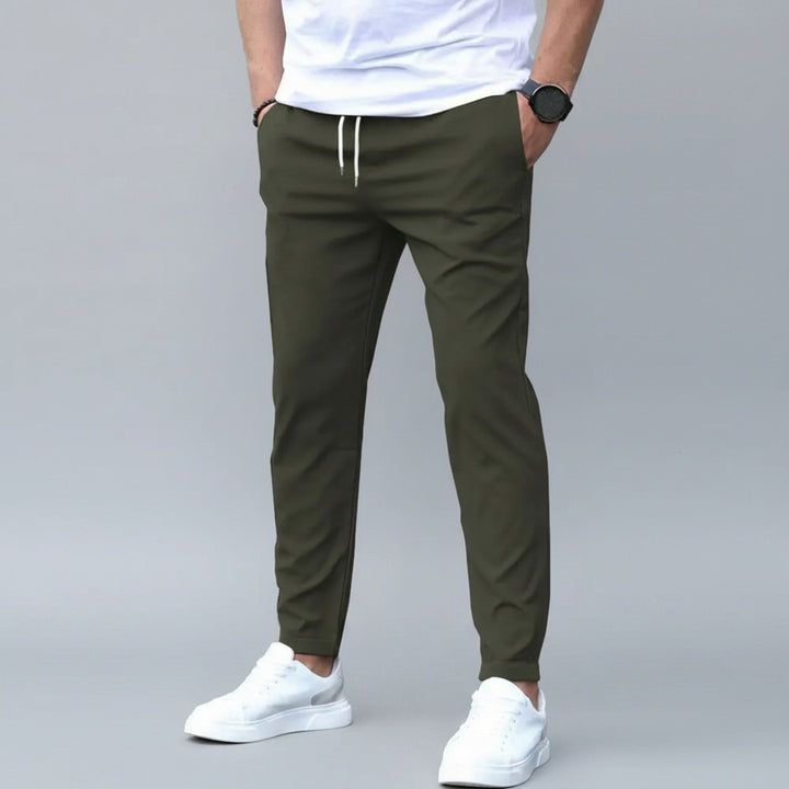 Herre Sporty Joggers med Lommer & Elastisk Liv