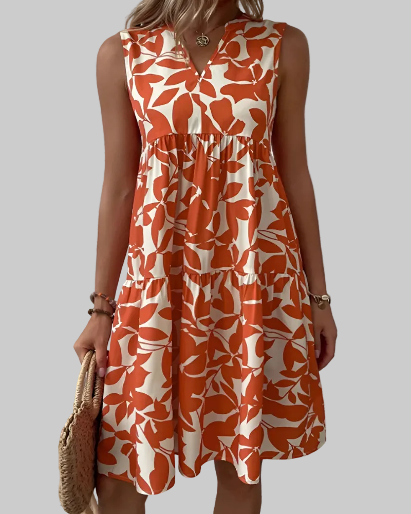 Kvinners Magnolia Sommer Midi Kjole