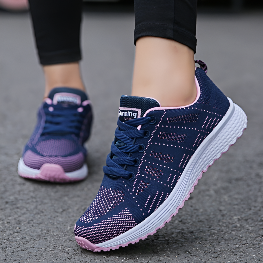 Ergonomic casual sneakers for women  Light and supportive