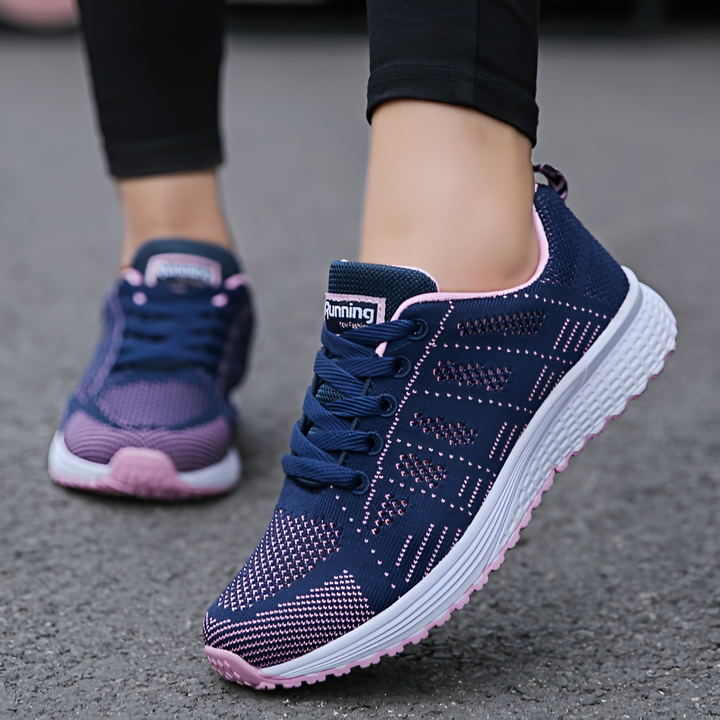 Ergonomic casual sneakers for women  Light and supportive