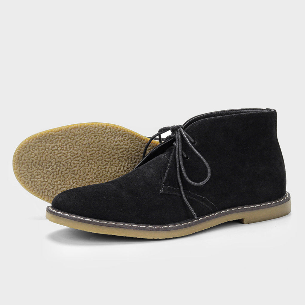 Classic desert boots for men in vintage style