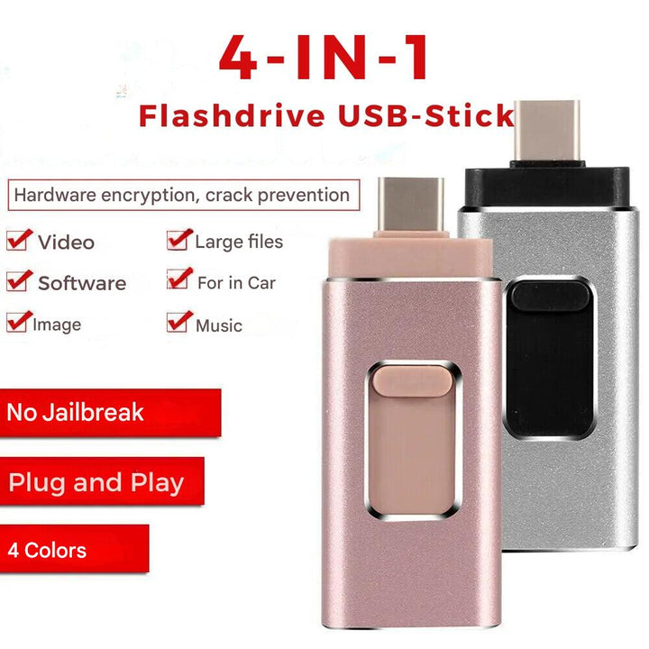 USB-minnepenn 4-i-1 for alle enheter - DataFlex