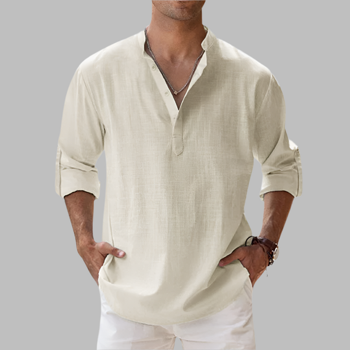 Men's relaxed summer shirt in linen