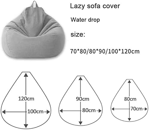 Bean Bag-trekk | Ergonomisk og Stilfullt | 80x90 cm, 100x120 cm
