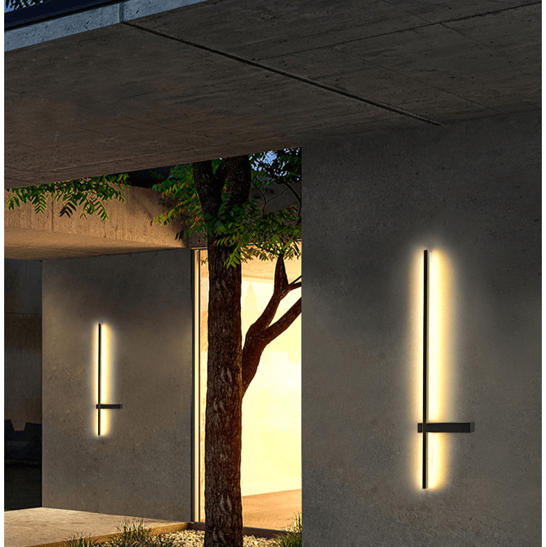 Moderne LED-utendørs vegglampe