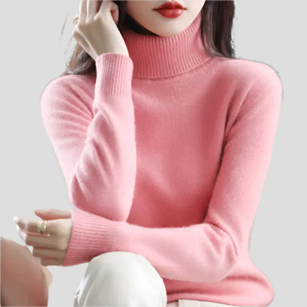 Turtleneck genser for kvinner