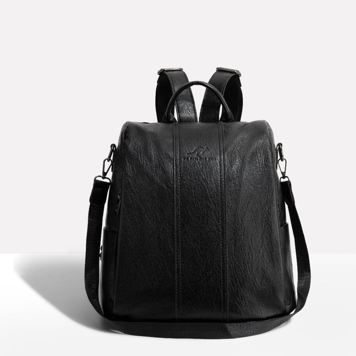Stilvoller diebstahlsicherer Rucksack für Frauen – stilvolles Lederdesign mit versteckter Aufbewahrung
