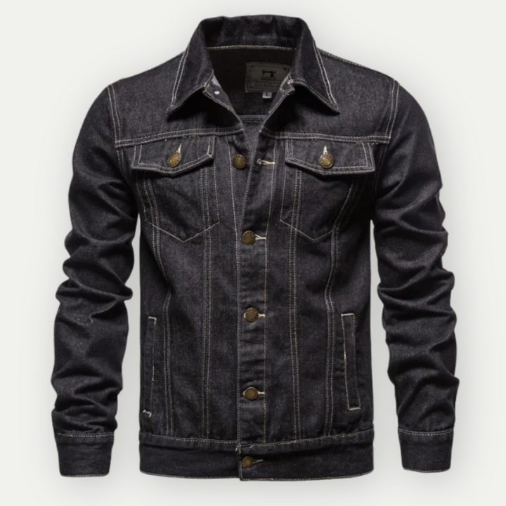 Denim trucker jacket