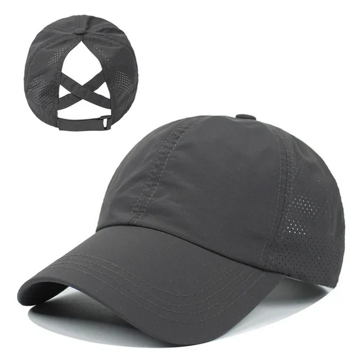 Pustende unisex mesh sports baseball cap med justerbar passform