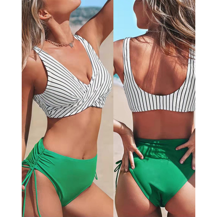 Kvinners 2-Dels Strand Bikini – Livlig Sommerstil