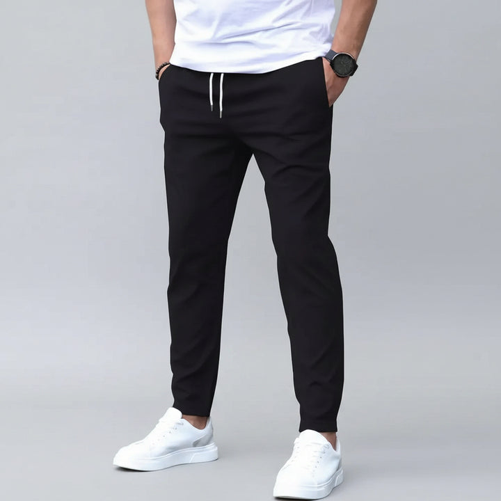 Herre Sporty Joggers med Lommer & Elastisk Liv