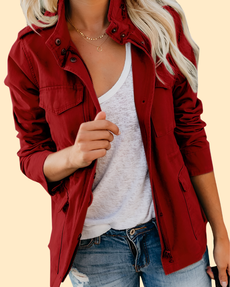 Soft denim jacket for women