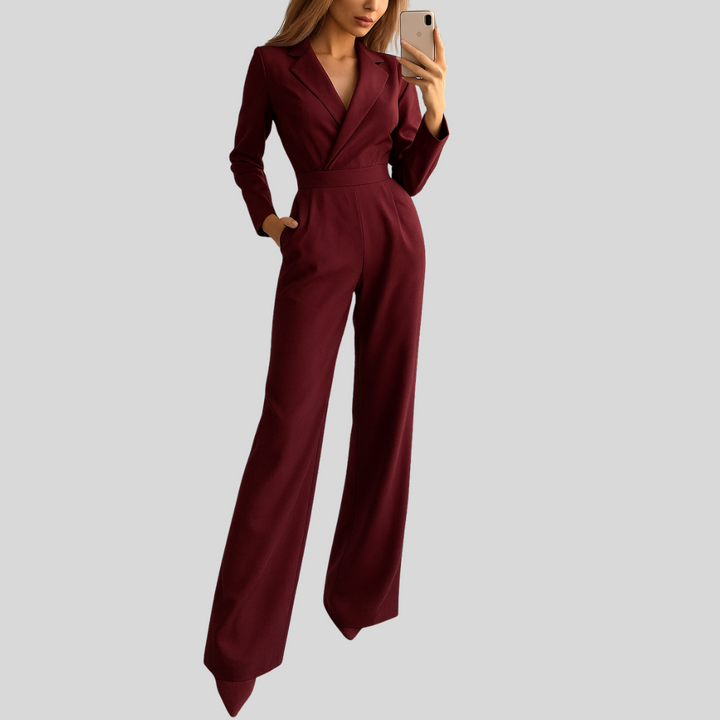 Jumpsuit med brede stropper – Rent heldrakt-design