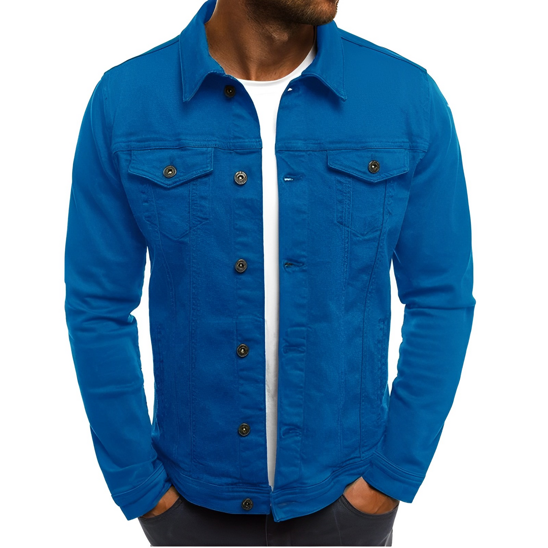 Men's summer denim jacket – Light style for warmer weather