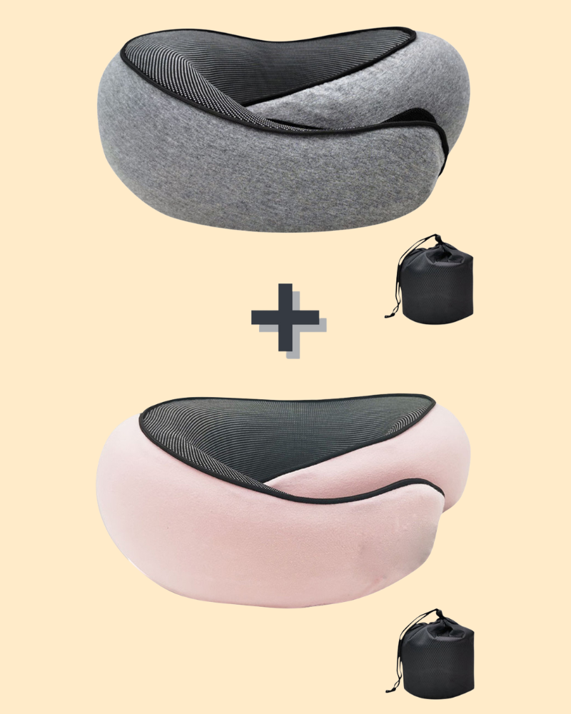 Ergonomiske reiseputer i memory foam