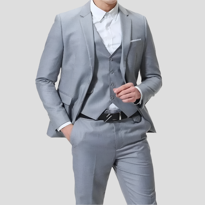Svart tredelt herredress