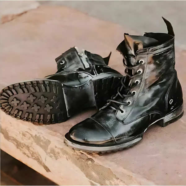 Vintage Leather Ankle Boots