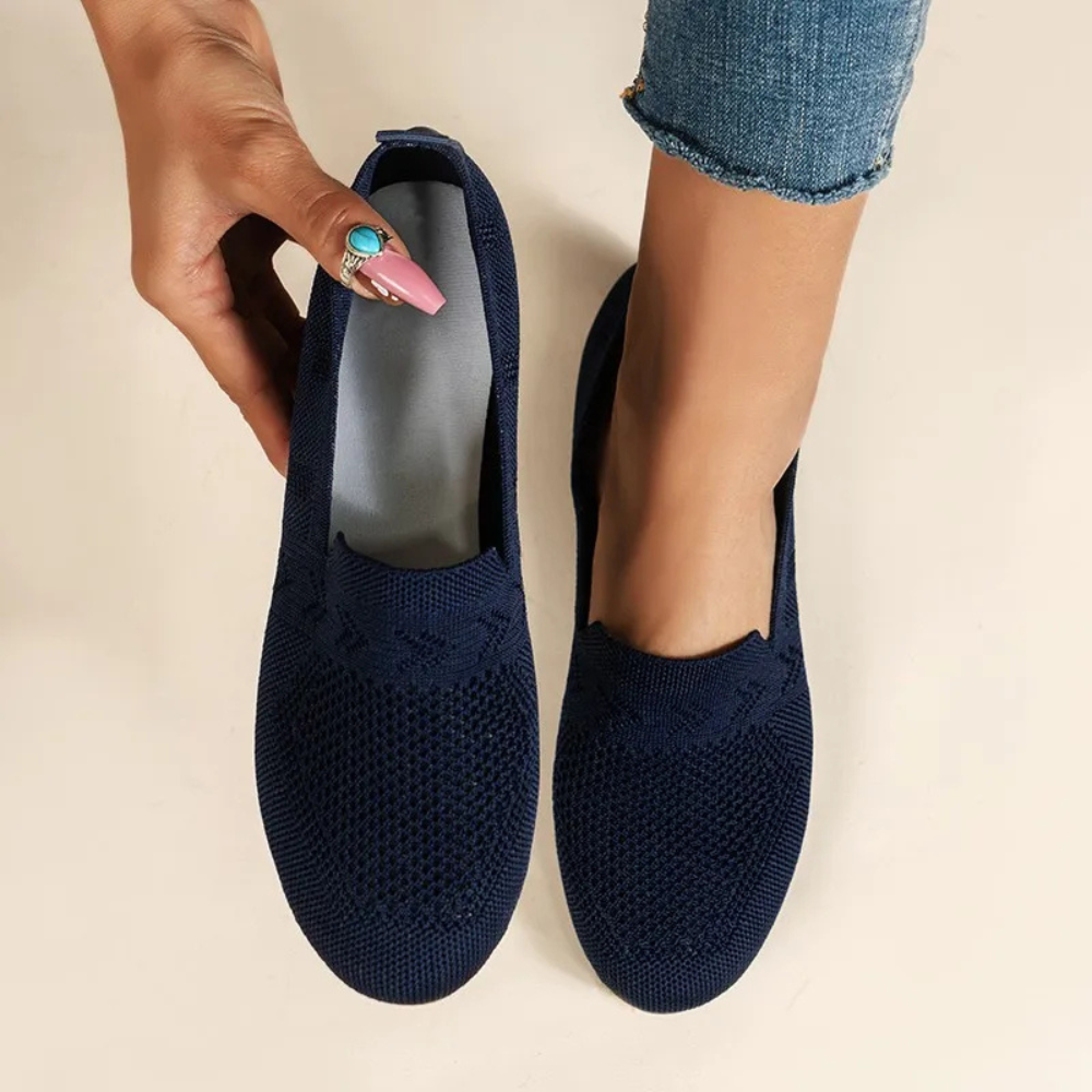 Pustende Mesh Slip-On Sko for Damer