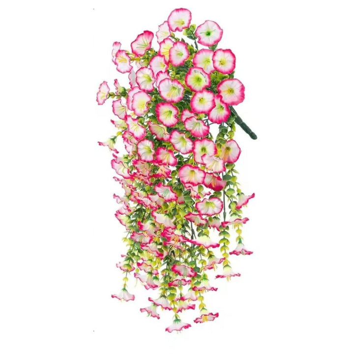UV-bestandig kunstig hengende dekorasjon for morgenfrueblomster