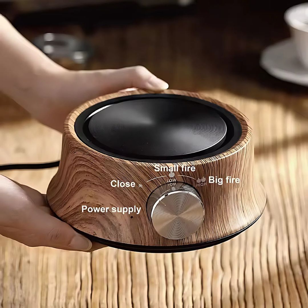 Mini Elektrisk Kokeplate med Temperaturkontroll for Kompakt Bruk