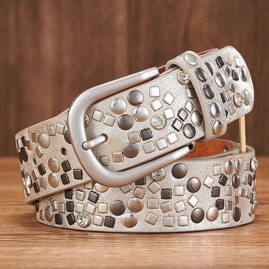 Rock 'n' Rivet – nagletbelte for dame