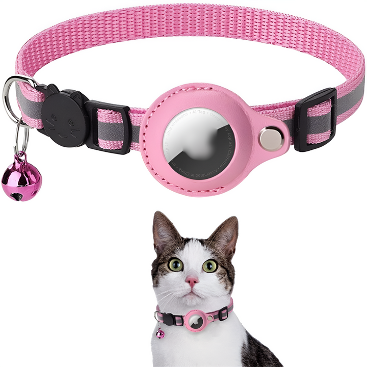 Katzen-GPS-Tracking-Halsband mit reflektierendem Design