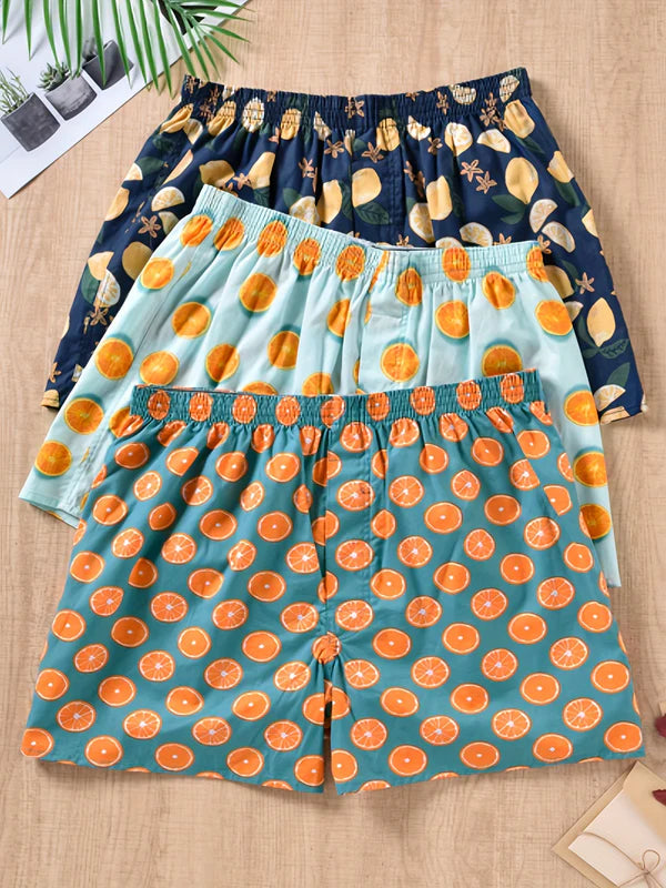 3-pack Men's Boxers in 100% Cotton