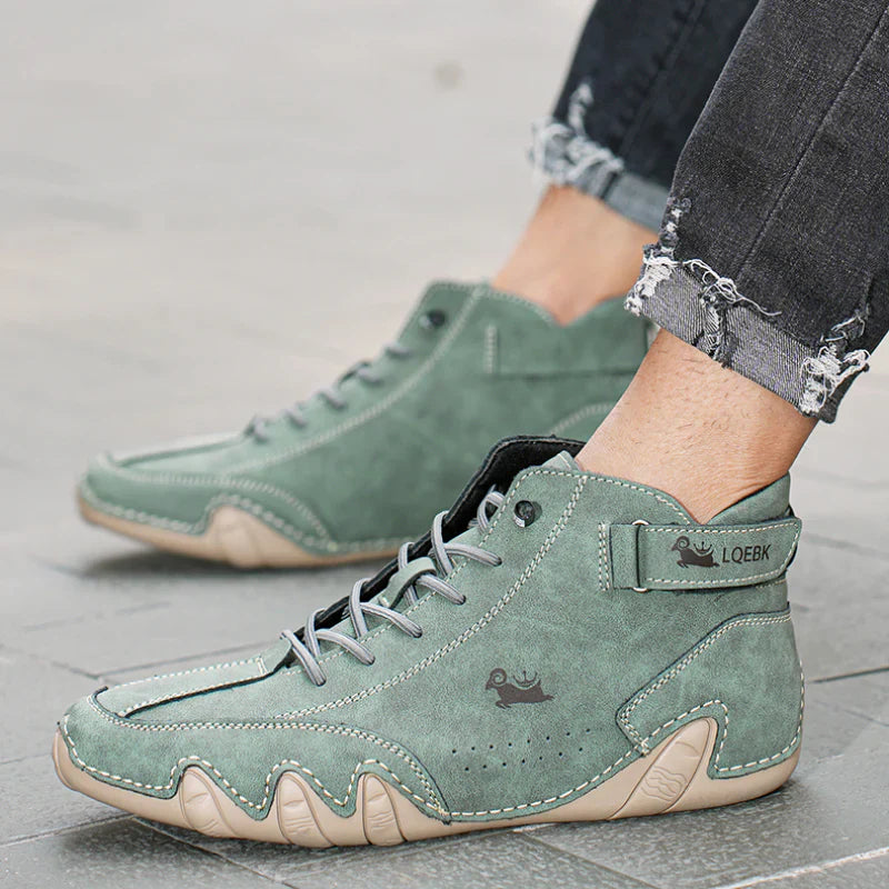 Comfortable orthopedic leather shoes