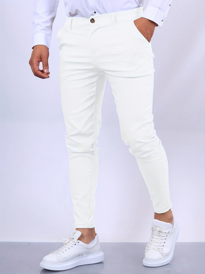 Stretchy skinnybukser for menn med moderne passform