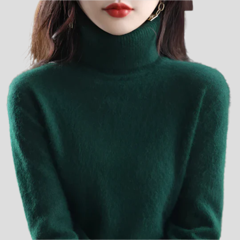 Turtleneck genser for kvinner