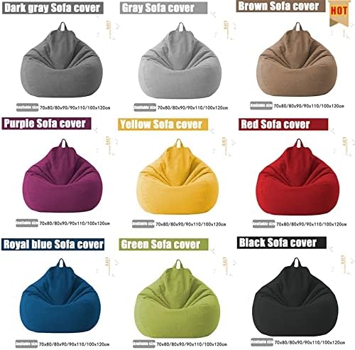 Bean Bag-trekk | Ergonomisk og Stilfullt | 80x90 cm, 100x120 cm