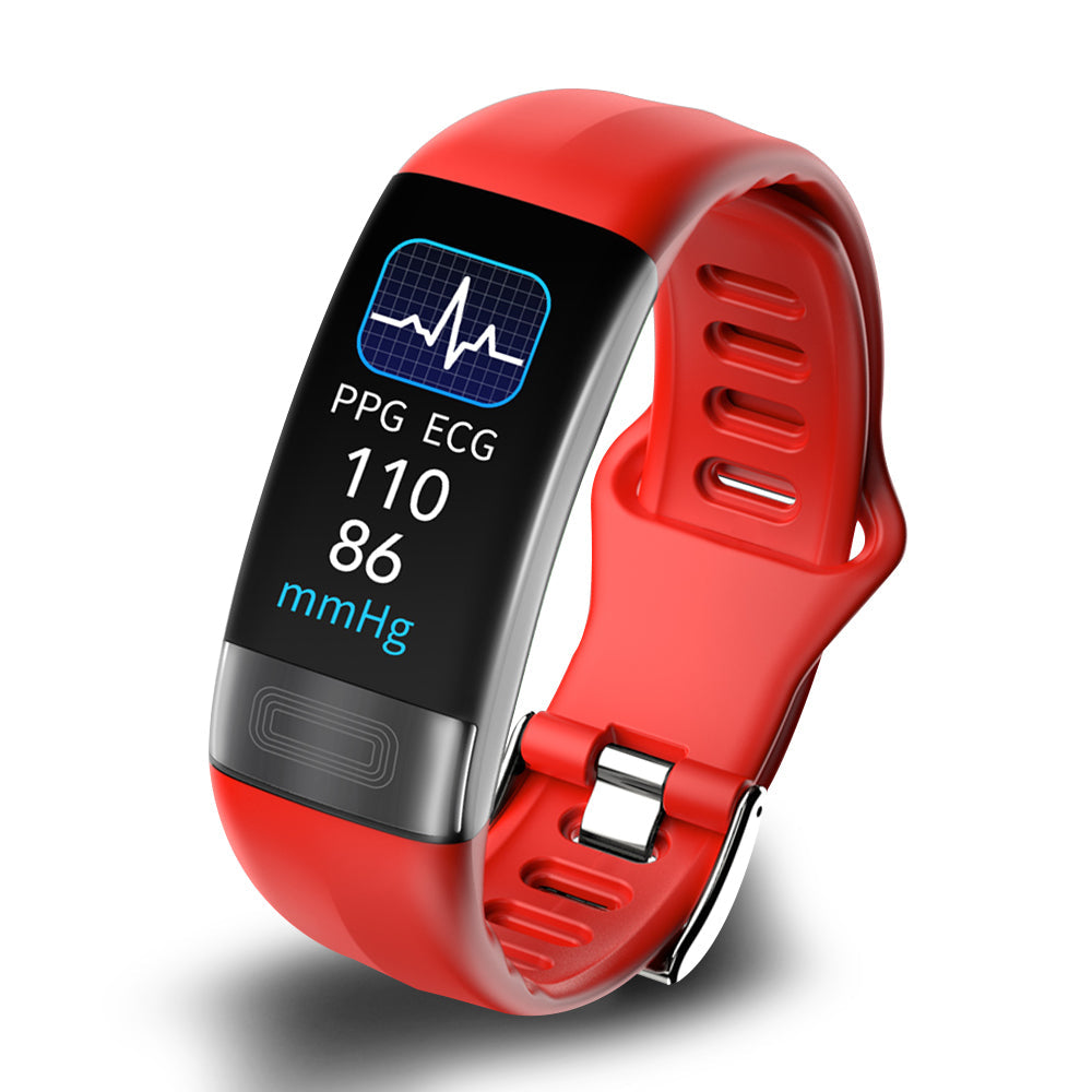 P11 Plus Health-Tracker | Profesjonell EKG- og Blodtrykksovervåking | HRV-Analyse med Lorenz-Diagram | SpO2- og Søvnscreening | Vanntett IP67 | Syklusovervåking