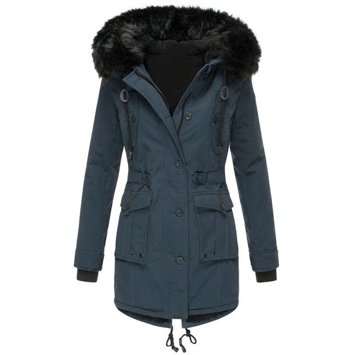 Winter jacket with hood for women Stylish warmth for cold days