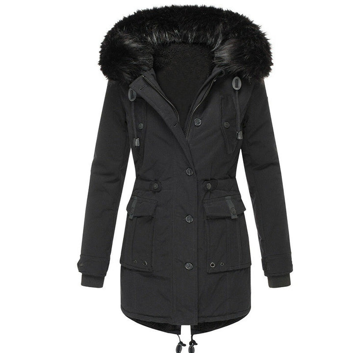 Winter jacket with hood for women Stylish warmth for cold days