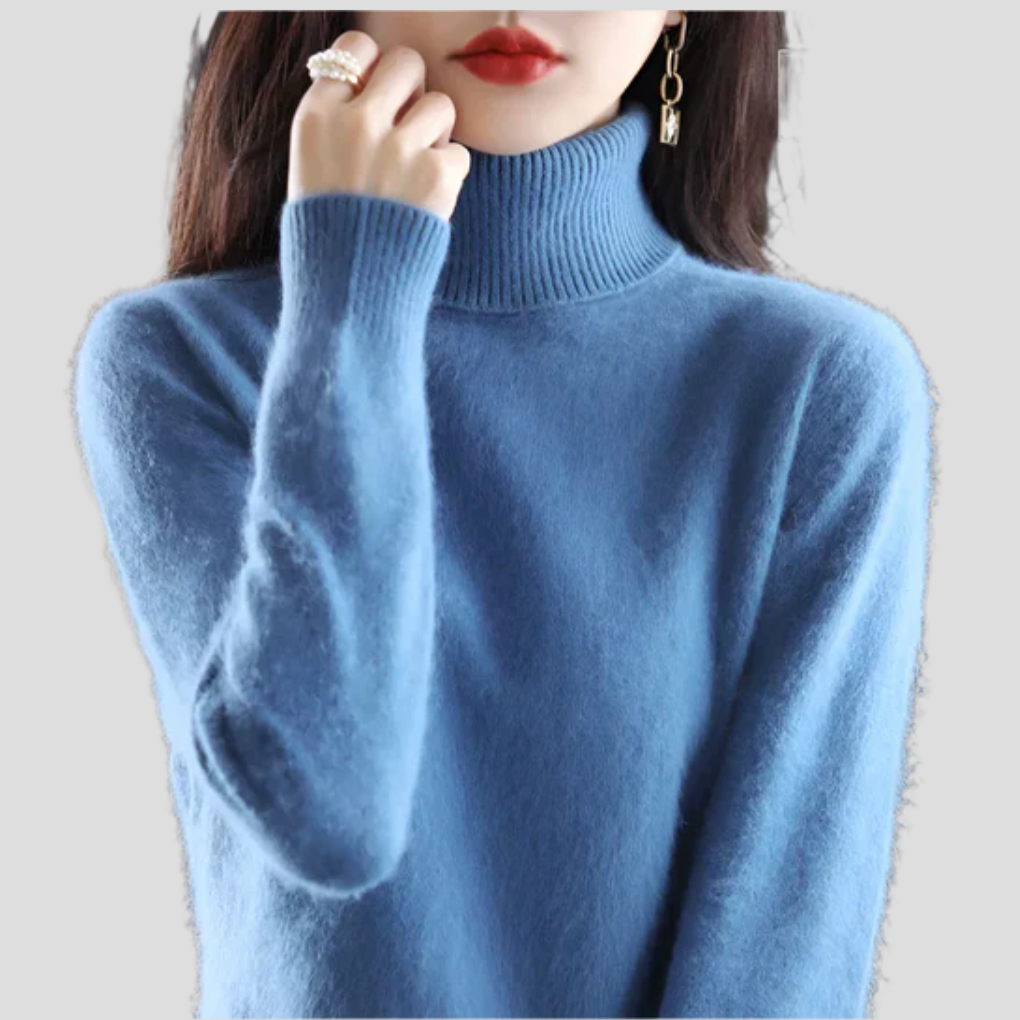 Turtleneck genser for kvinner