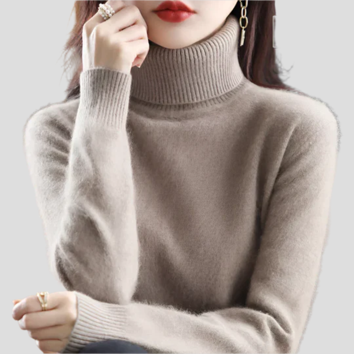Turtleneck genser for kvinner