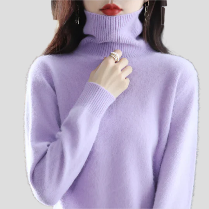 Turtleneck genser for kvinner