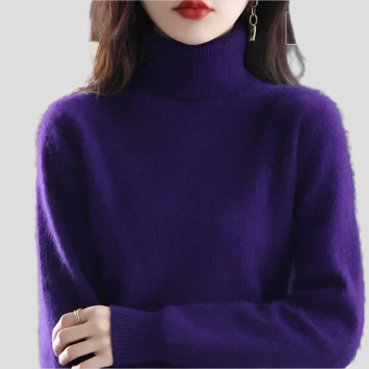 Turtleneck genser for kvinner